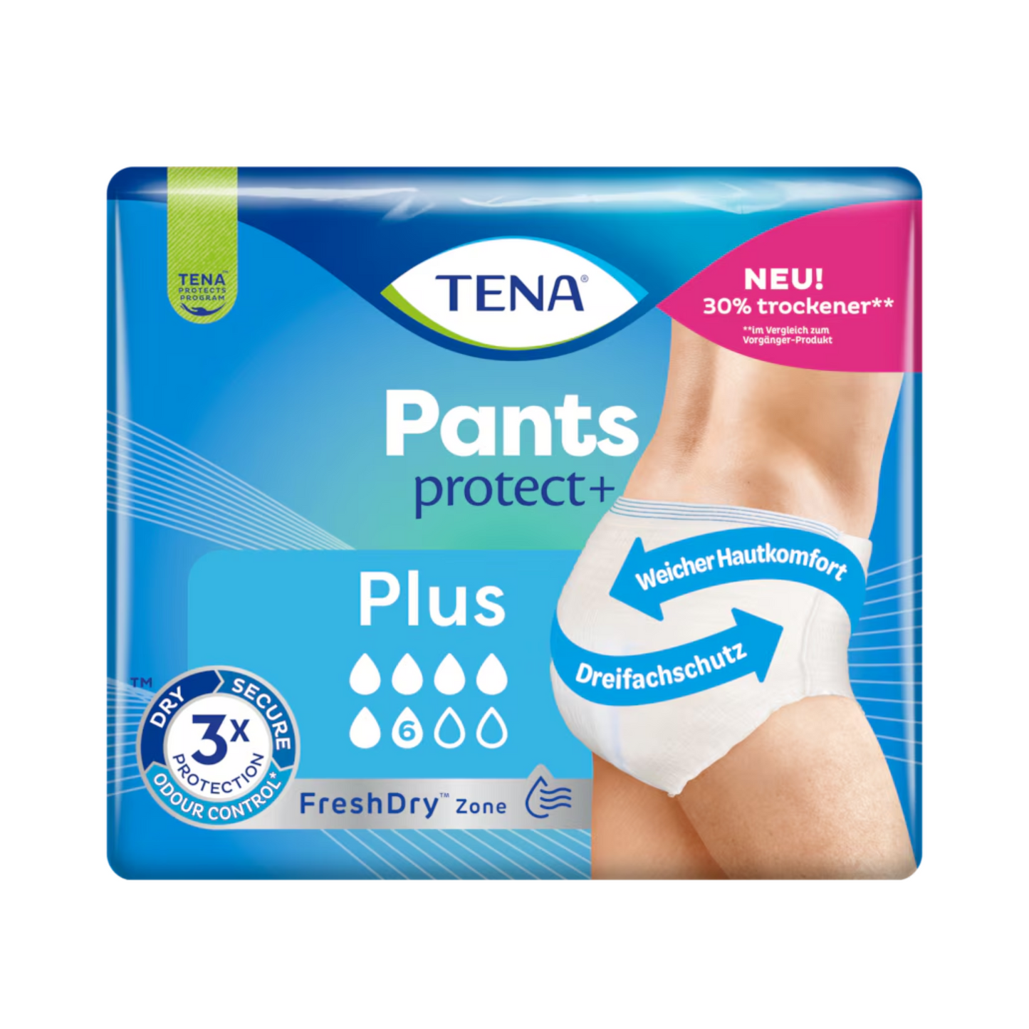Tena Pants Protect+ Plus M 9ST