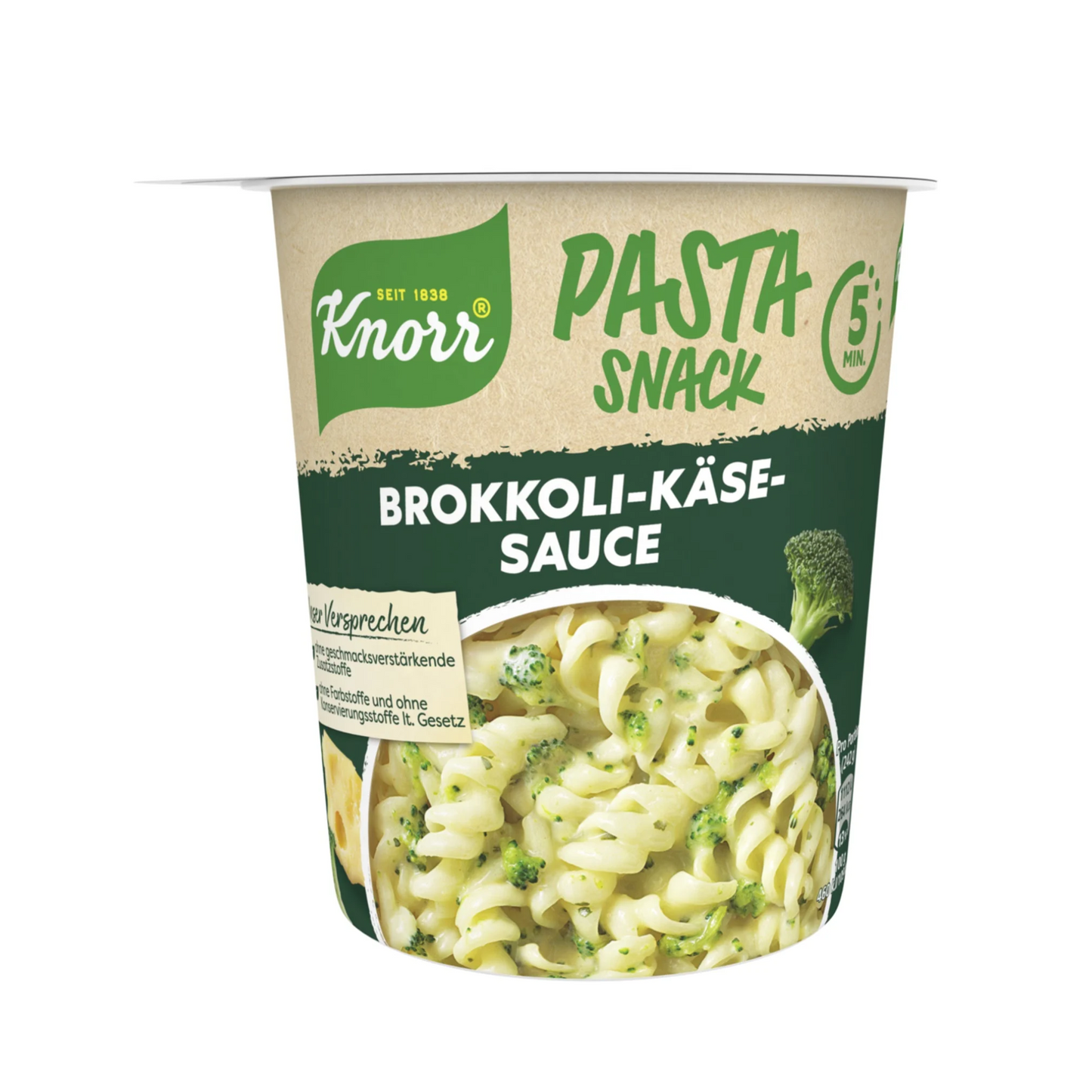 Knorr Pasta Snack Broccoli-Käse Sauce 62g