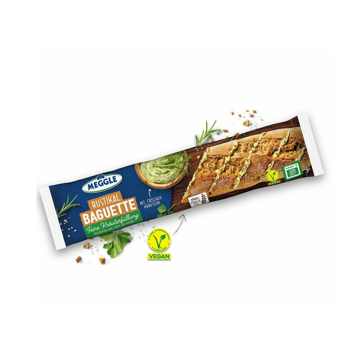 Meggle Rustikal Baguette Kräuter-Creme vegan 160g