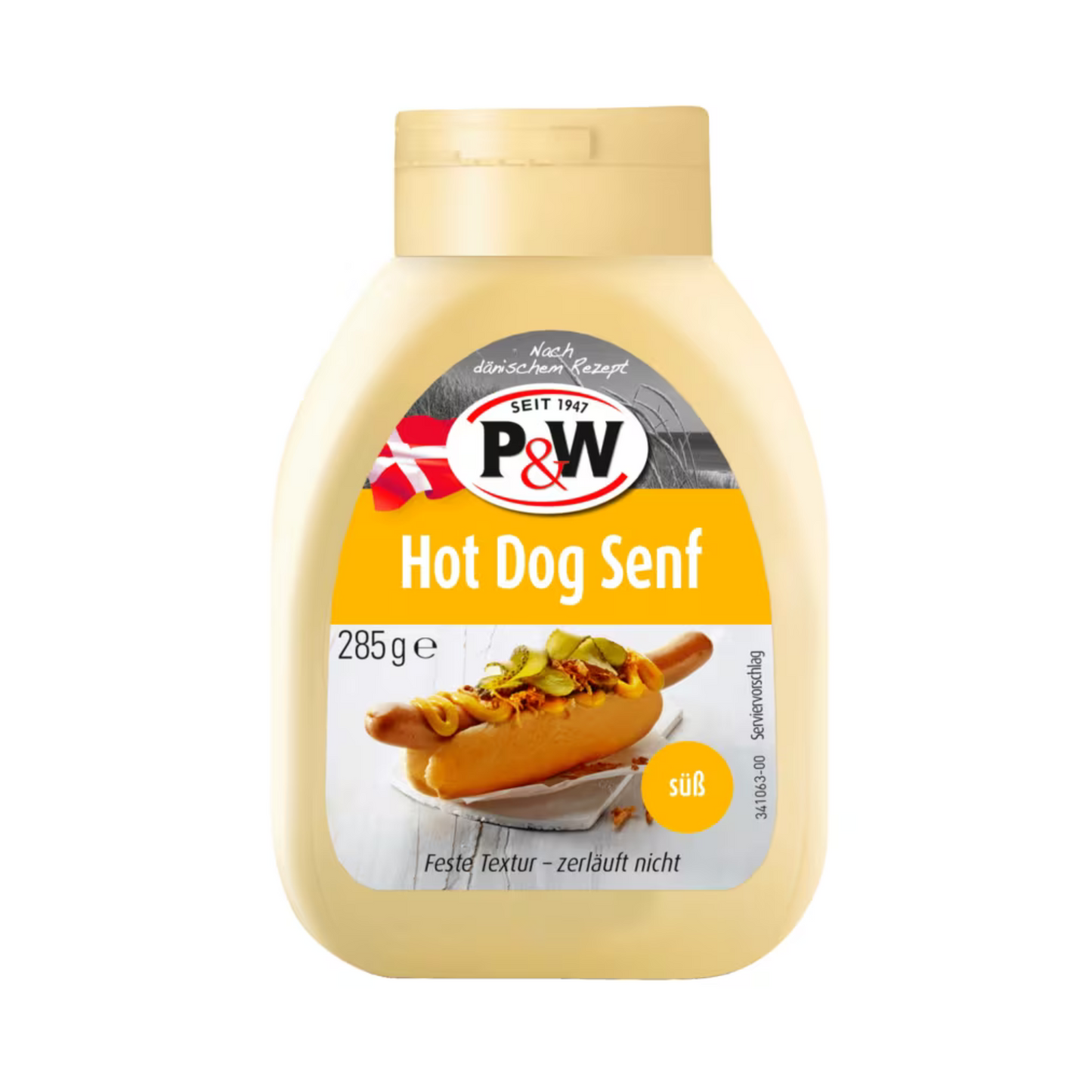 P&W Dänischer Hot Dog Senf 285g