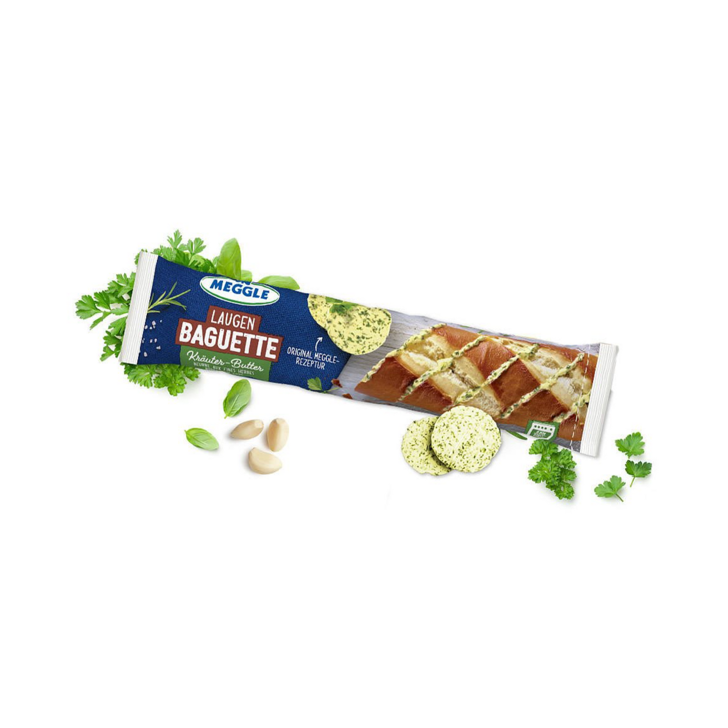 Meggle Laugenbaguette Kräuter 160g