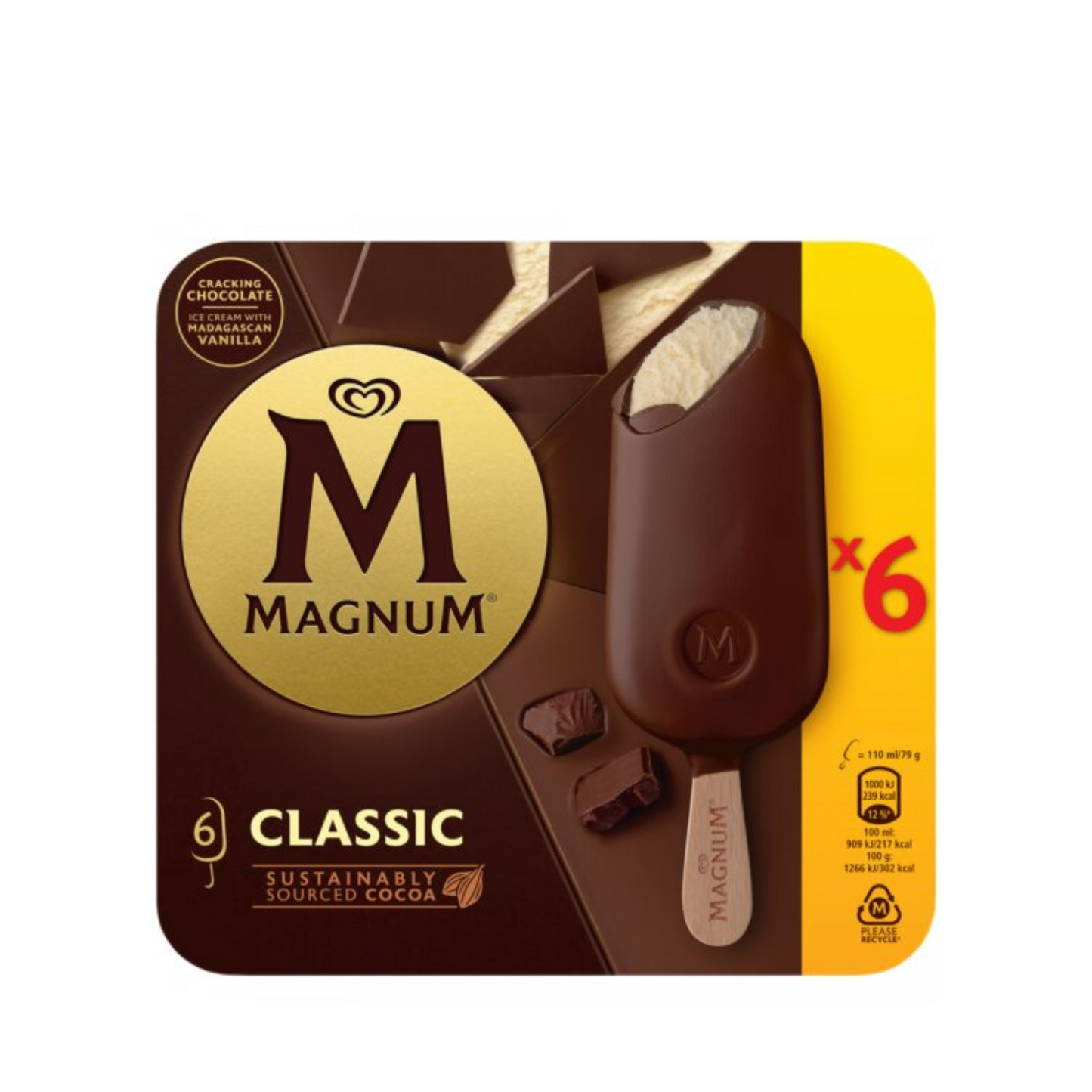 Langnese Magnum Classic 6ST 600ml