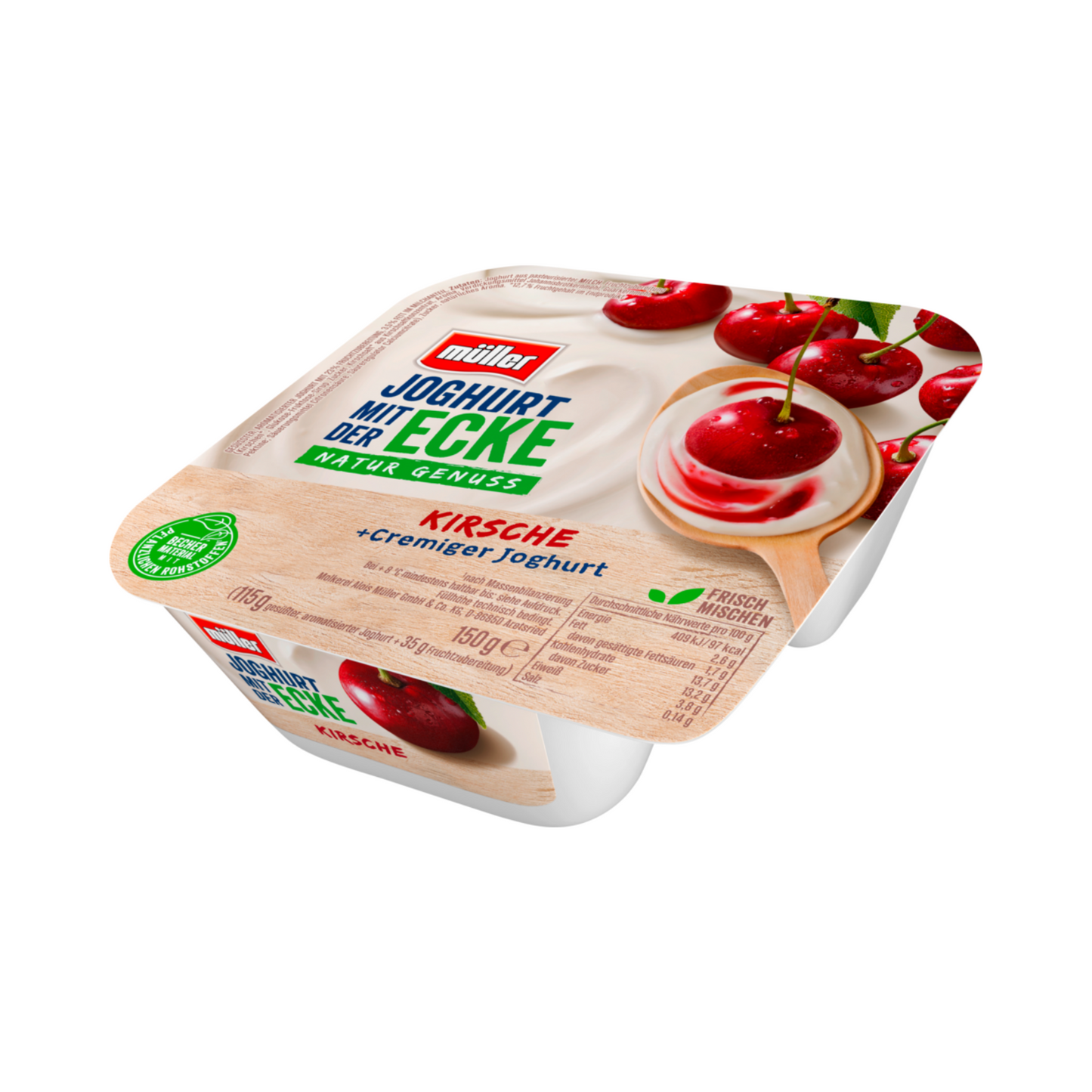 Müller Joghurt mit der Ecke Mascarpone Kirsch 135g