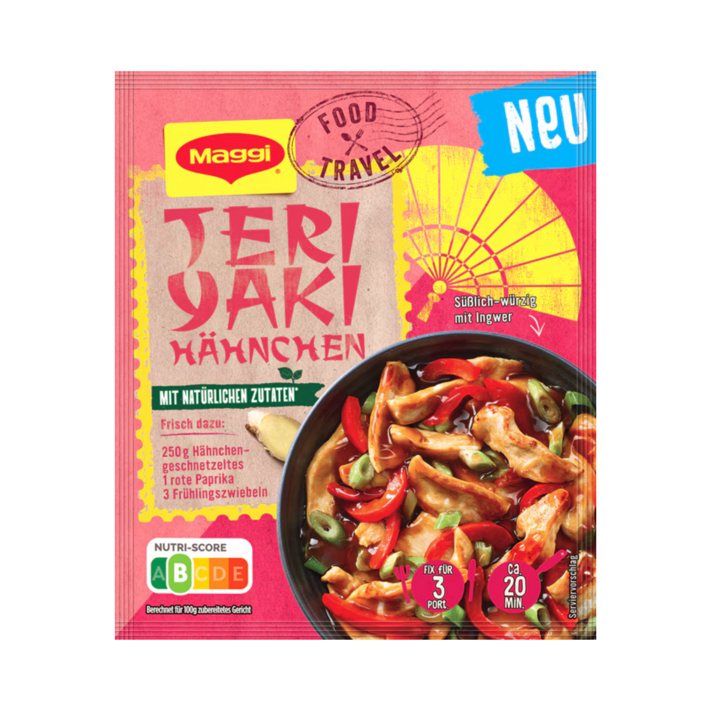 Maggi Food Travel Fix Teriyaki Hähnchen 43g