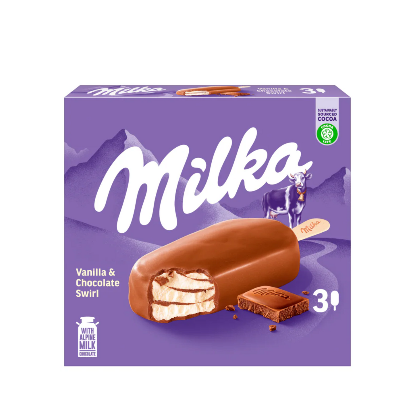 Milka Vanilla&Chocolate Swirl 3x90ml