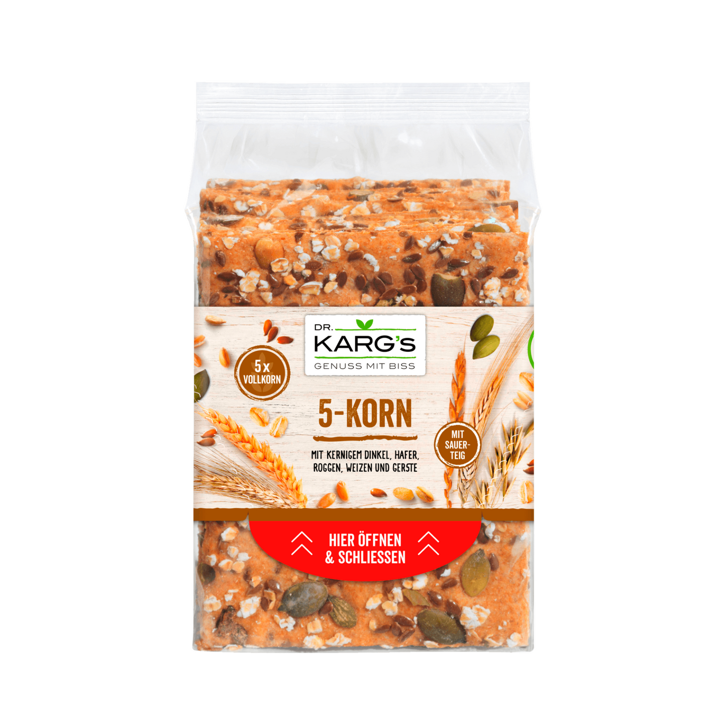 Dr.Karg 5-Korn Knäckebrot 200g