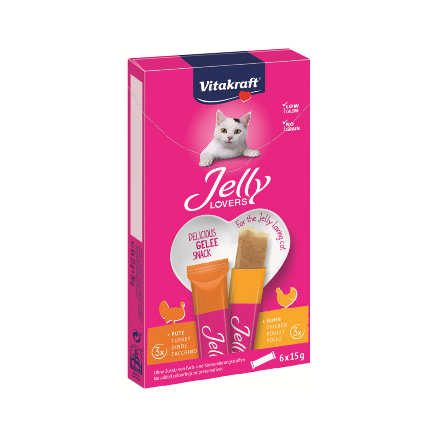 Vitakraft Jelly Lovers Huhn/Pute 6x15g
