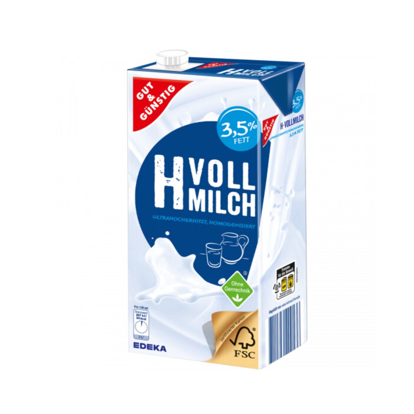 GUT&GÜNSTIG H-Milch 3,5% 1l VLOG