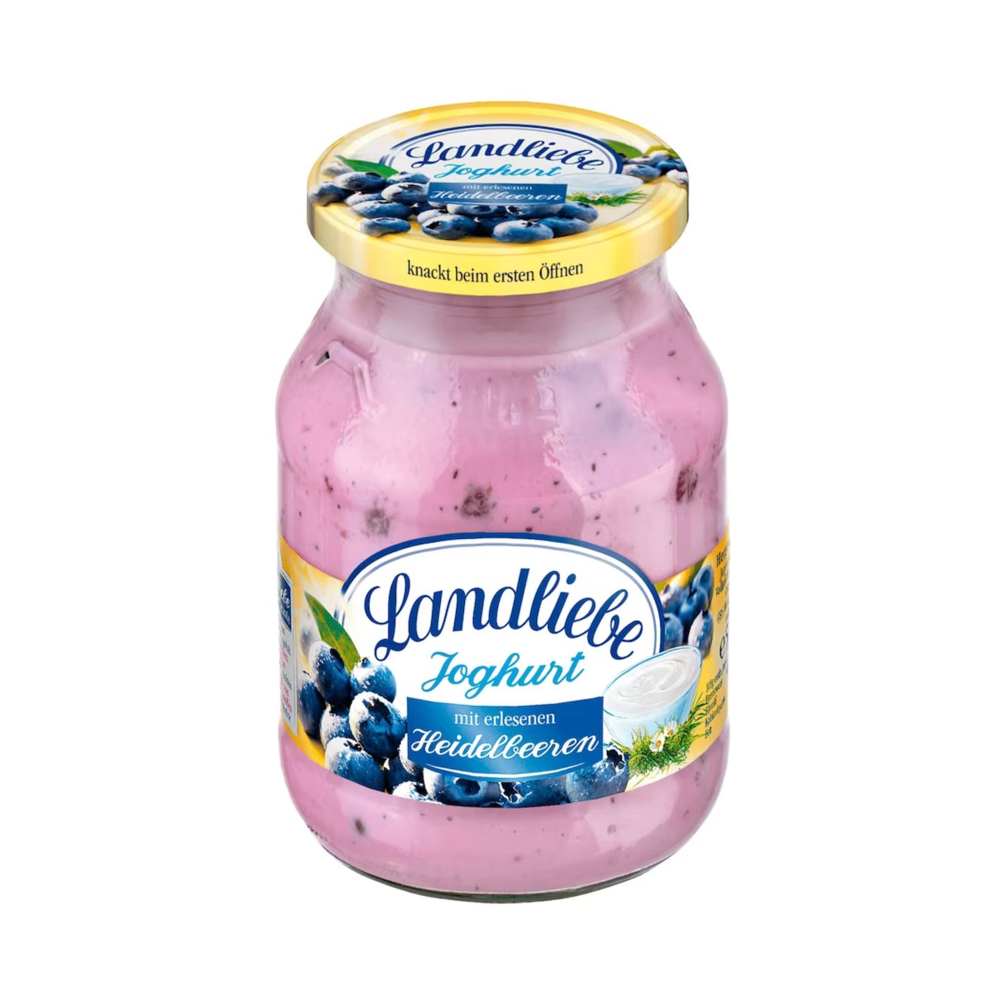 Landliebe Joghurt mit erlesenen Heidelbeere 3,8% 500g MW