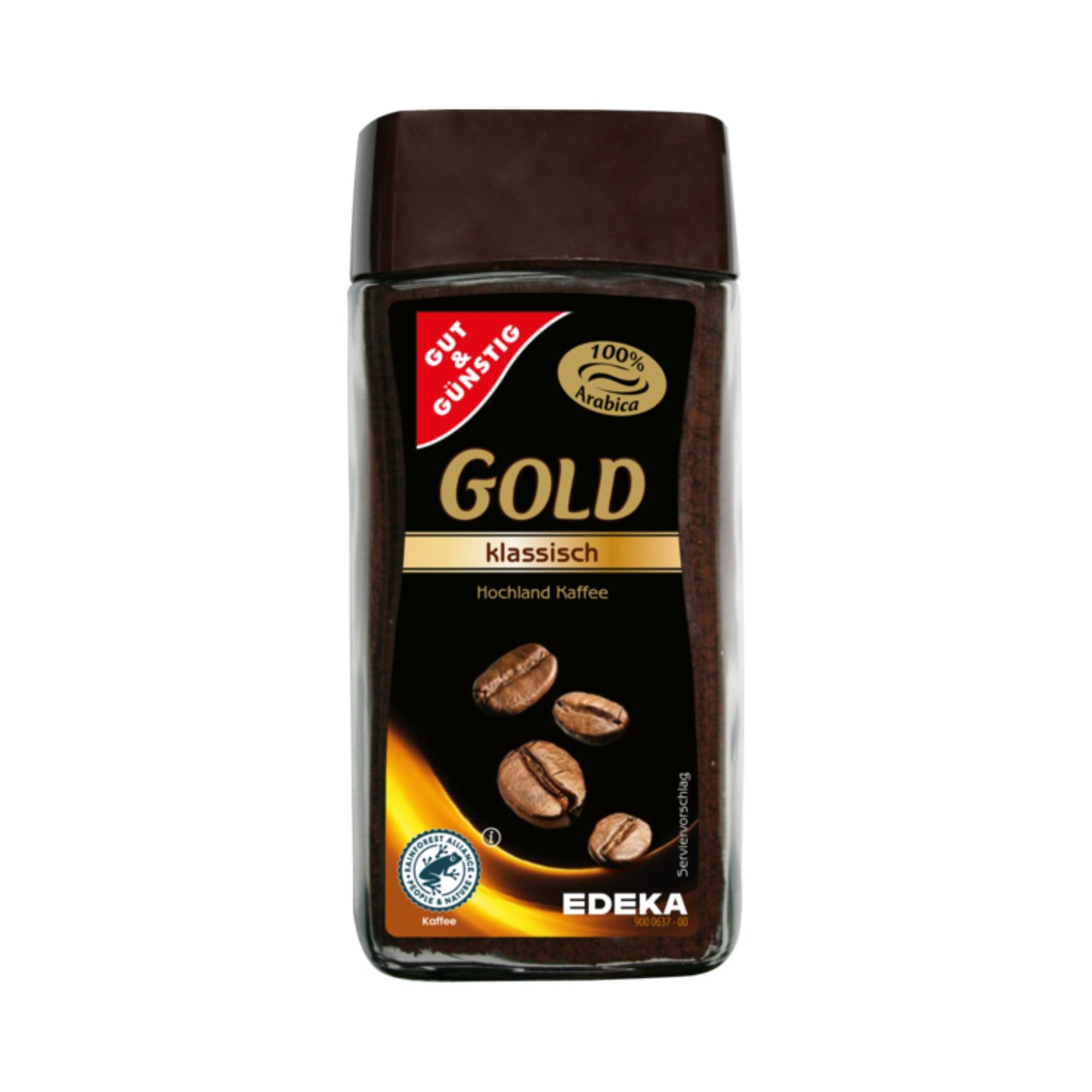 GUT&GÜNSTIG Gold löslicher Bohnenkaffee 100g