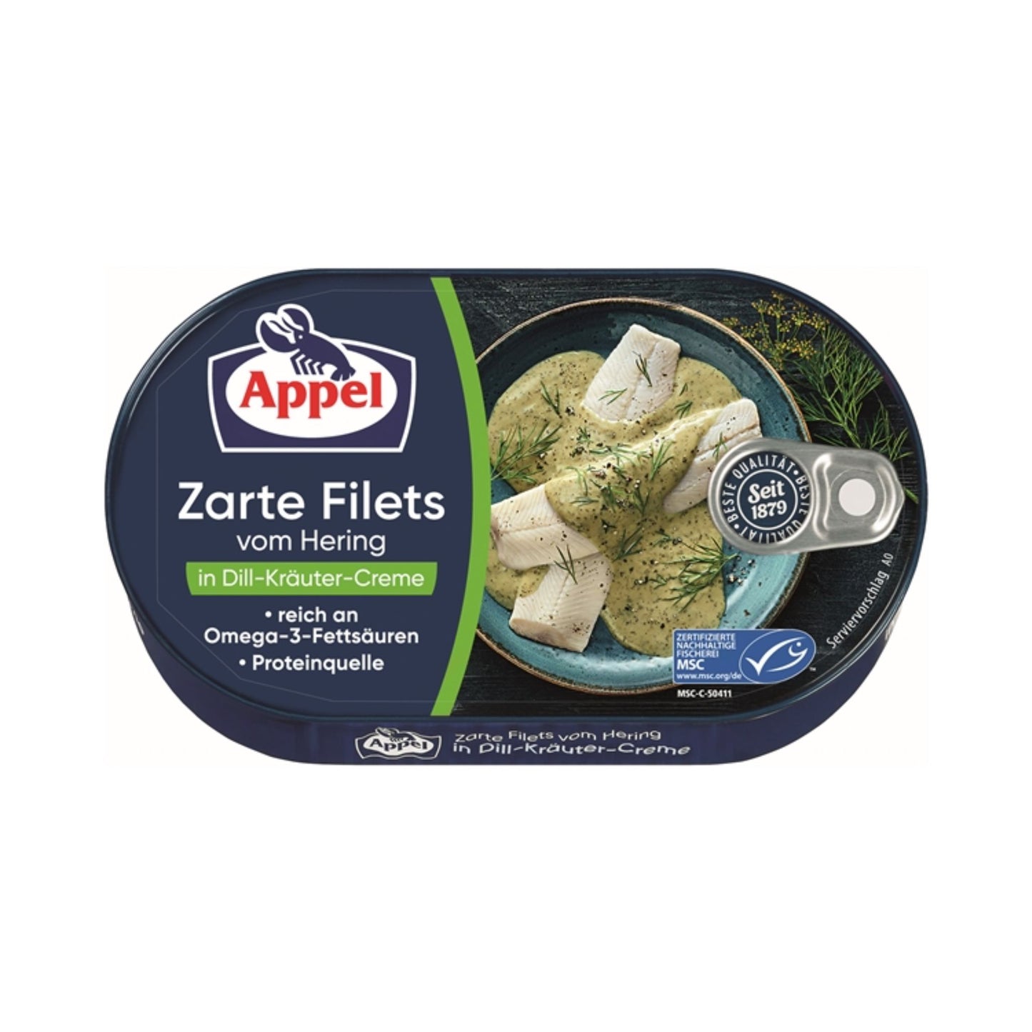 MSC Appel Heringsfilets Dill-Kräuter-Creme 200g