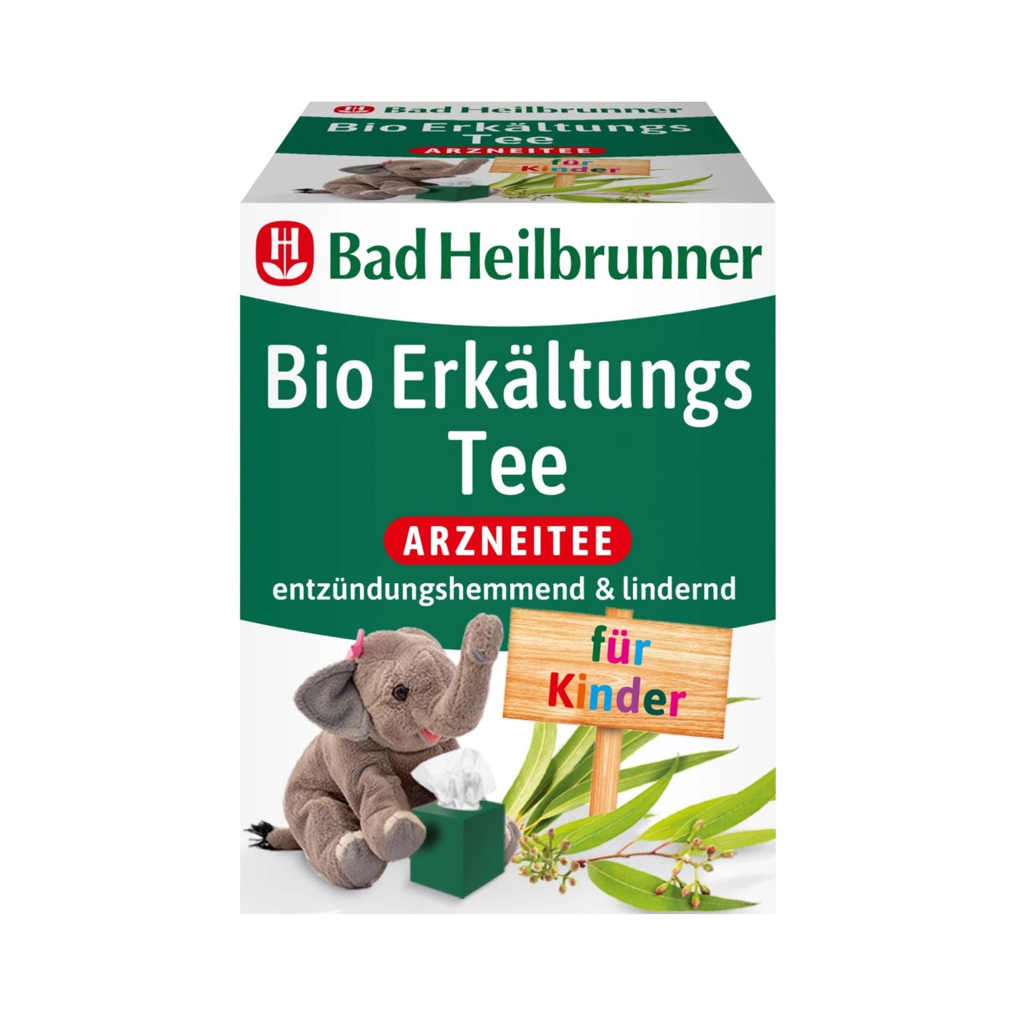 Bad Heilbrunner Bio Erkältungs Tee für Kinder 8ST 12,8g
