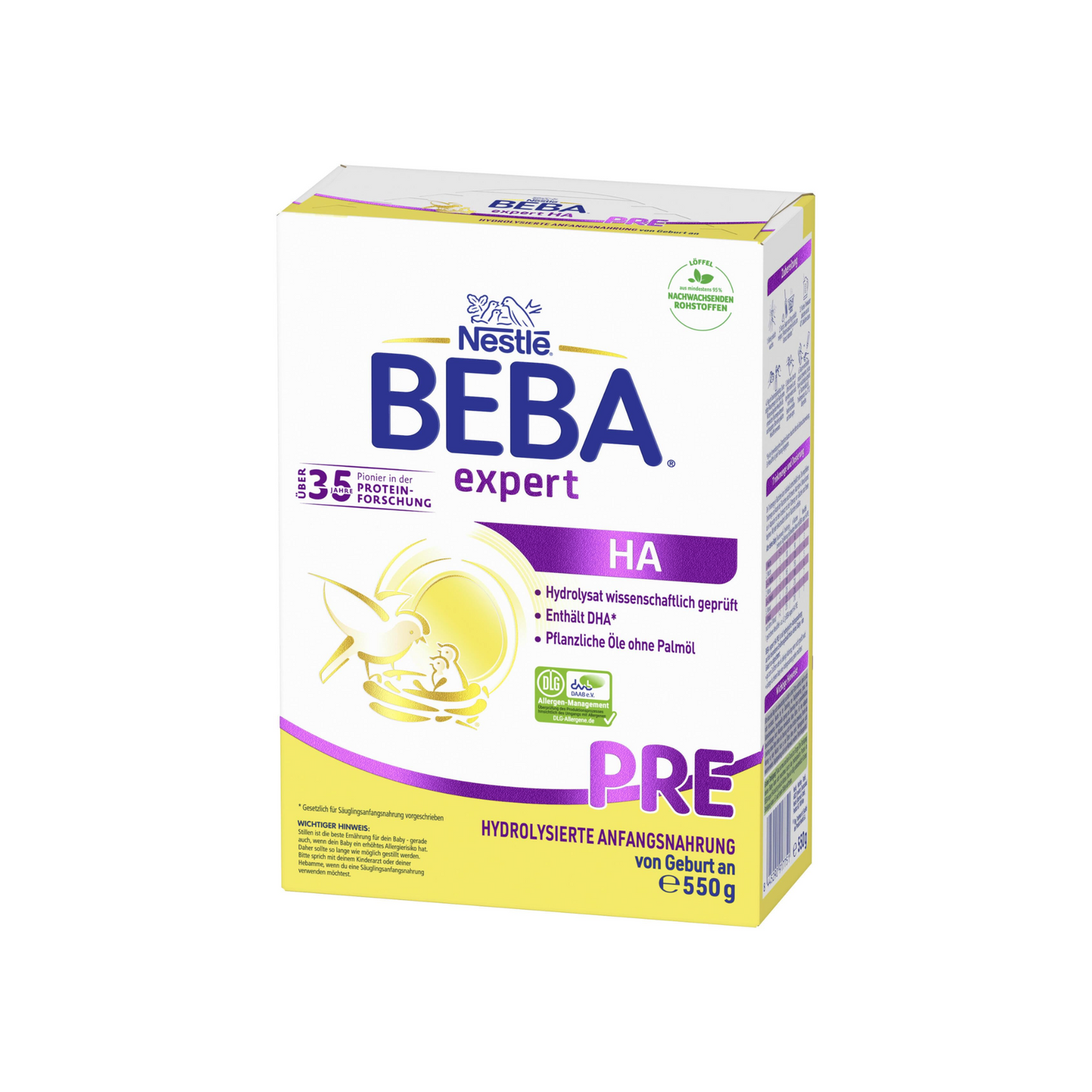 Beba Expert HA Pre Säuglingsanfangsnahrung von Geburt an 550g