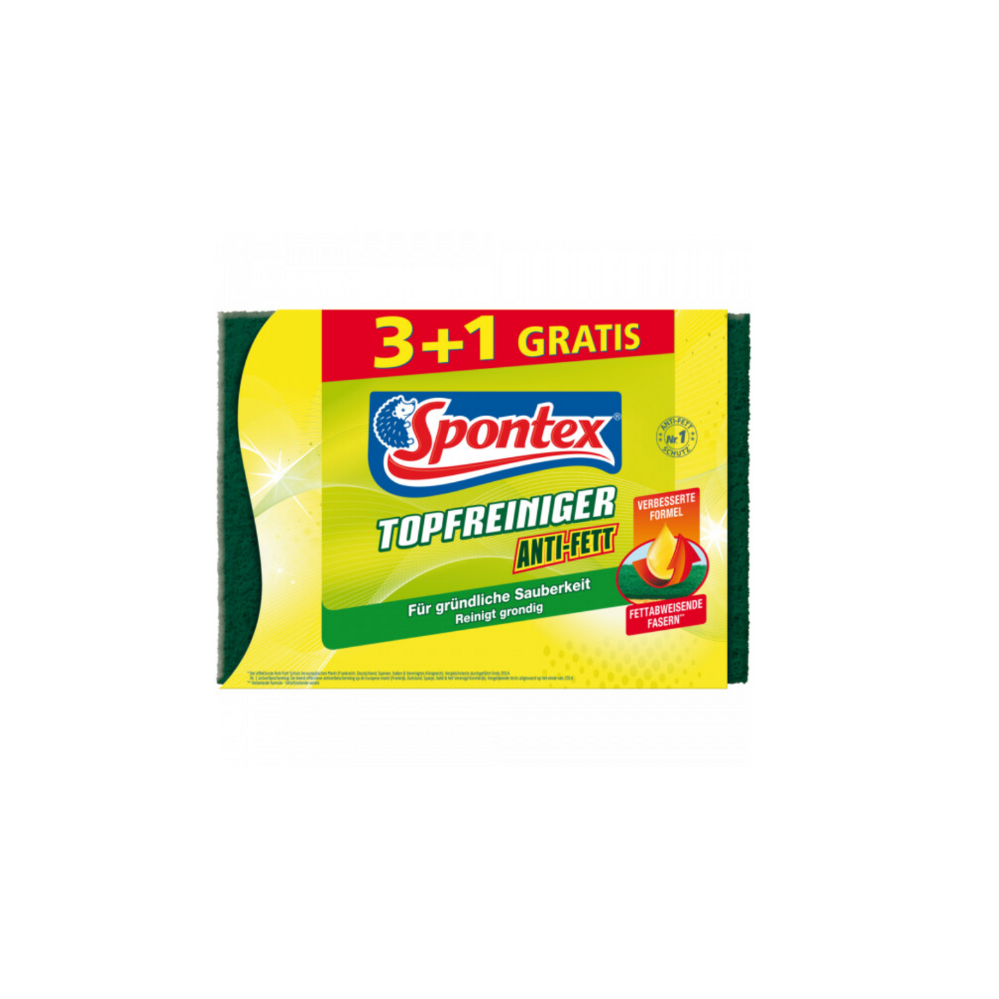 Spontex Topfreiniger Anti-Fett 3+1ST