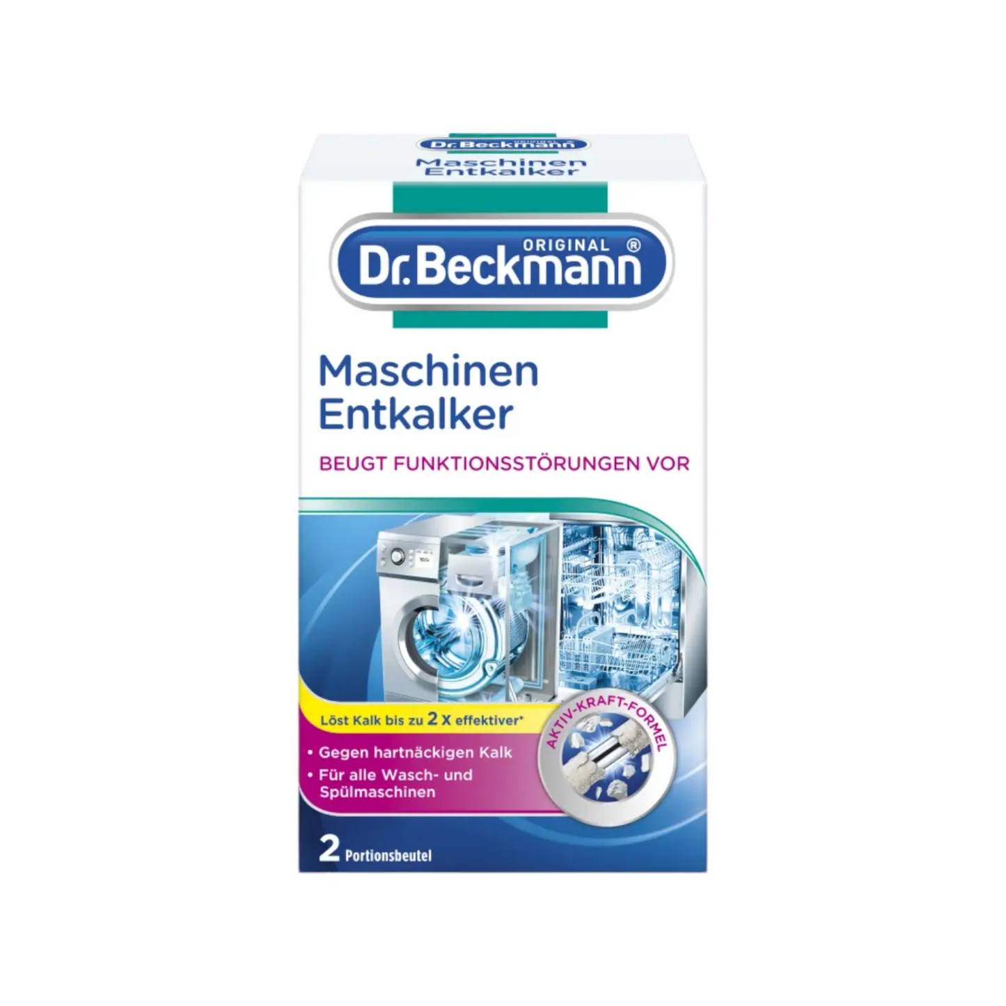 Dr.Beckmann Maschinen Entkalker 2x50g