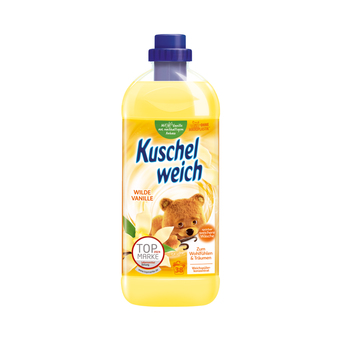 Kuschelweich Weichspüler Wilde Vanille 38WL 1l