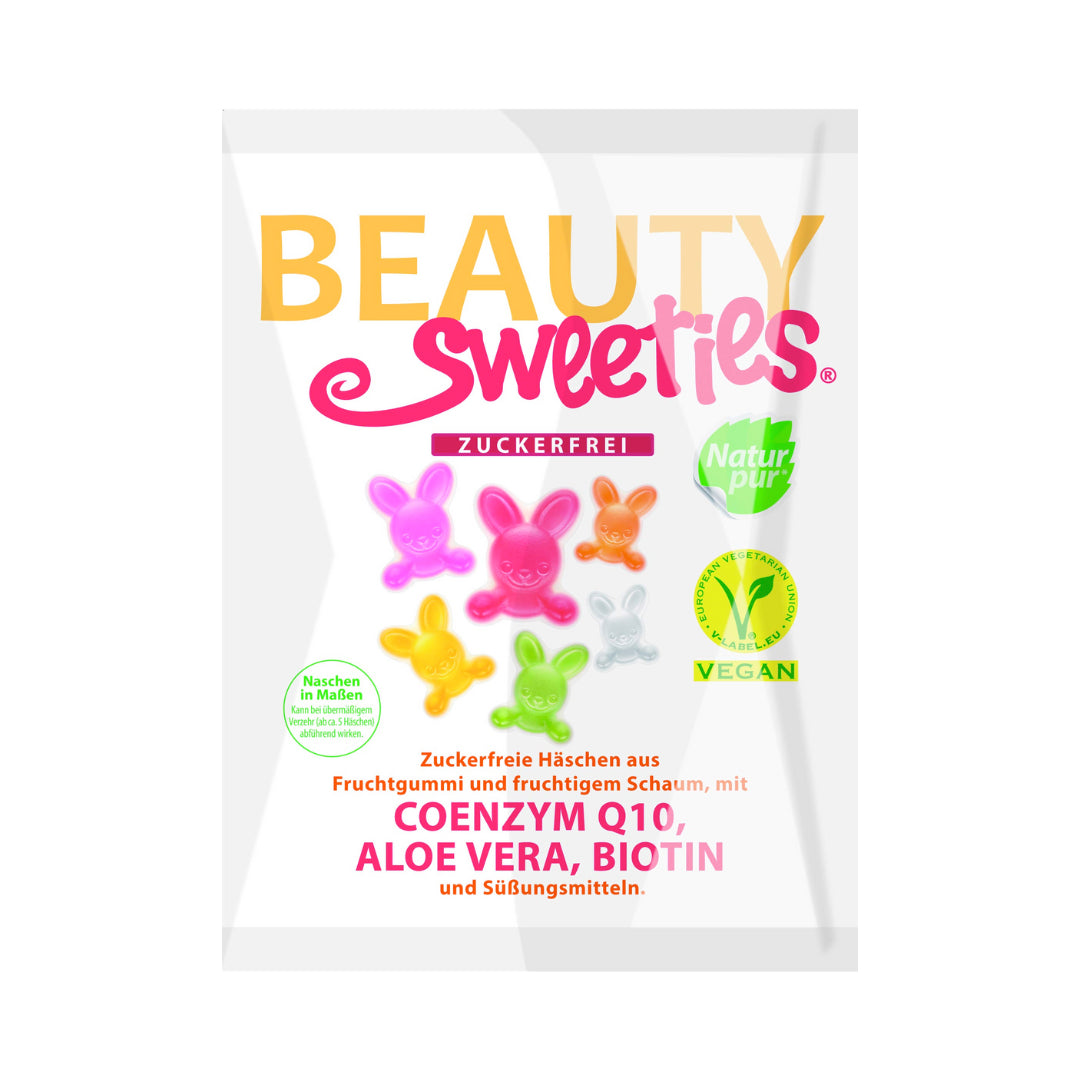 Beauty Sweeties Zuckerfreie Häschen Vegan 125g