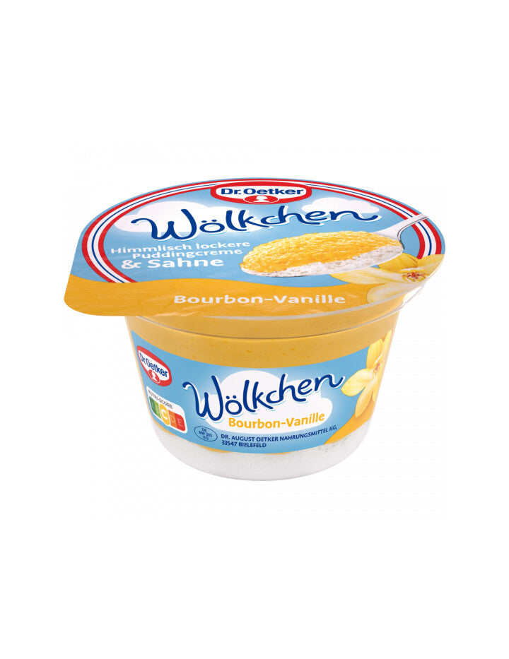 Dr.Oetker Wölkchen Bourbon-Vanille 125g