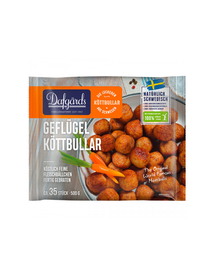 Dafgards Geflügel Köttbullar 500g