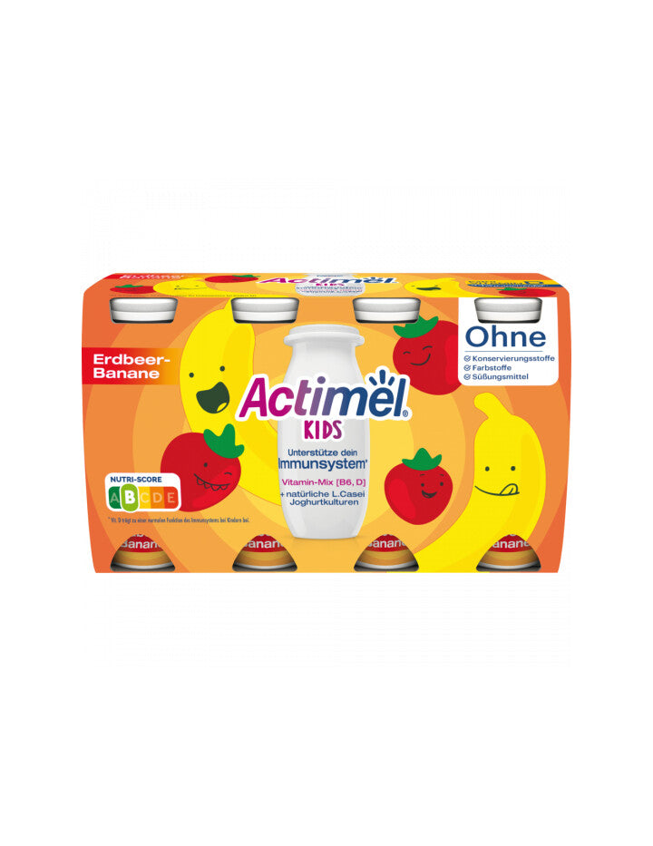 Actimel Drink Kids Erdbeere Banana 8x100g