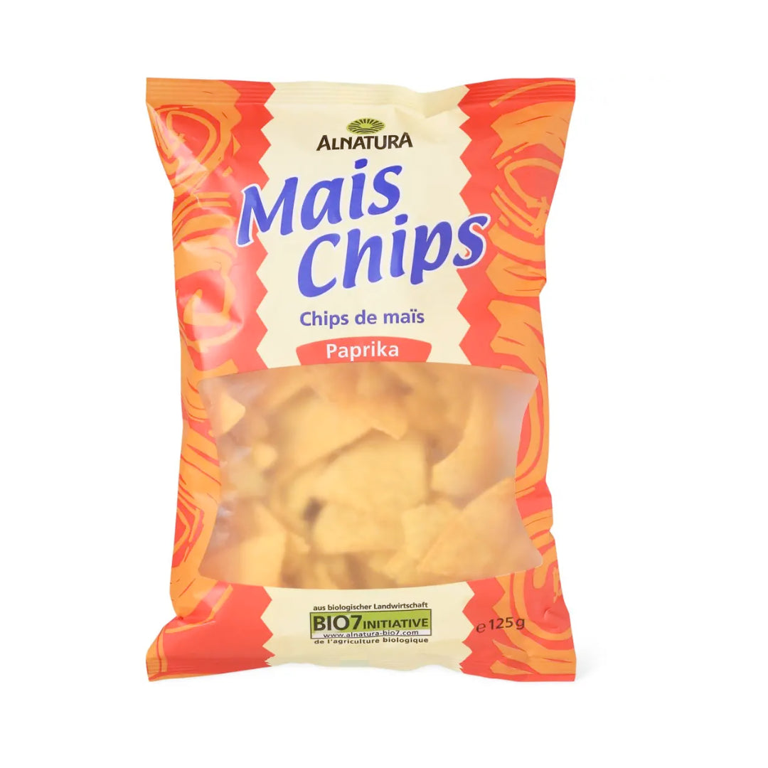Bio Alnatura Mais Chips Paprika 125g