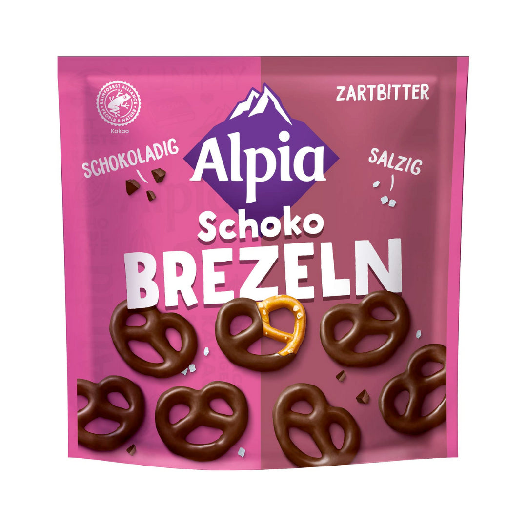 Alpia Schoko Brezeln Zartbitter 140g