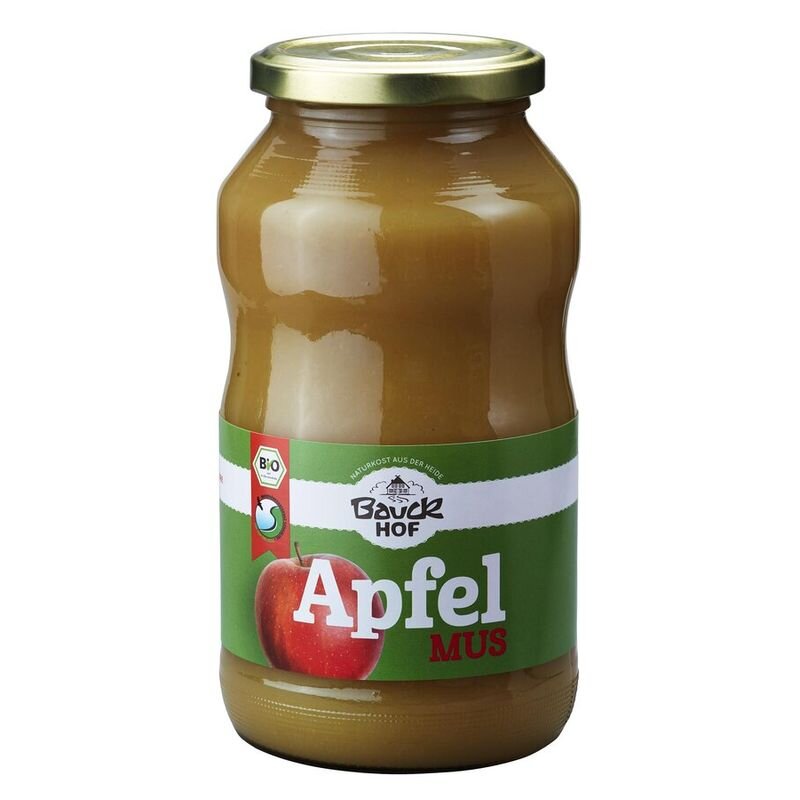 Bio Bauck Mühle Apfelmus gesüßt 700g