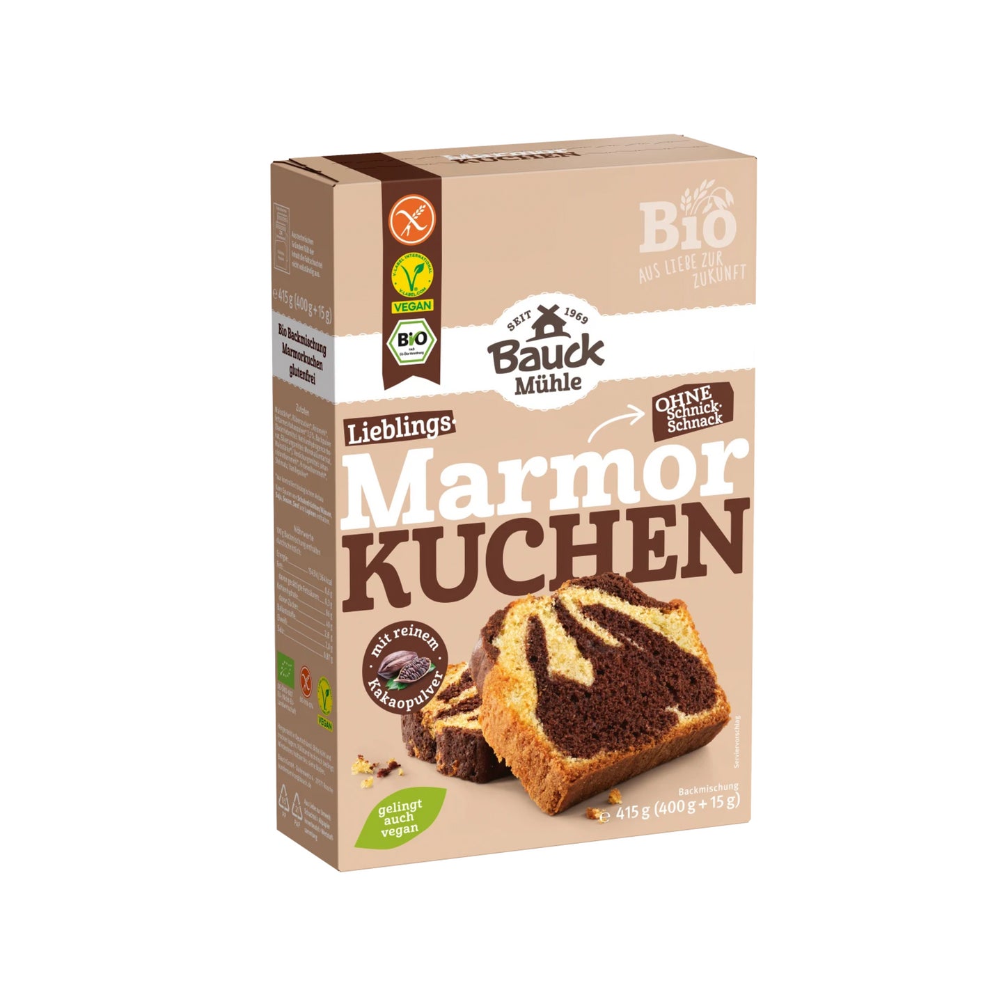 Bio Bauckhof Marmorkuchen glutenfrei 415g