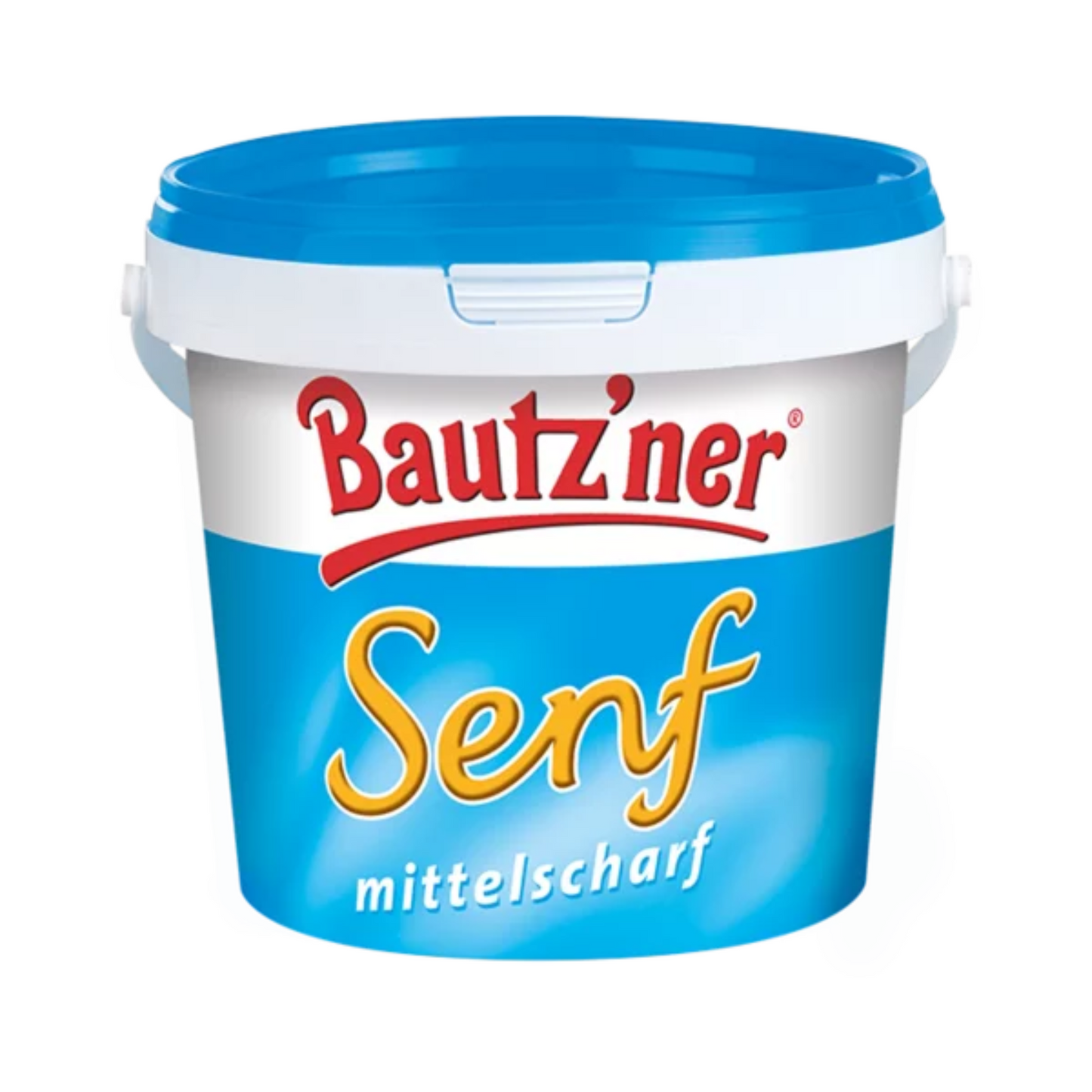 Bautzner mittelscharfer Senf Eimer 1l