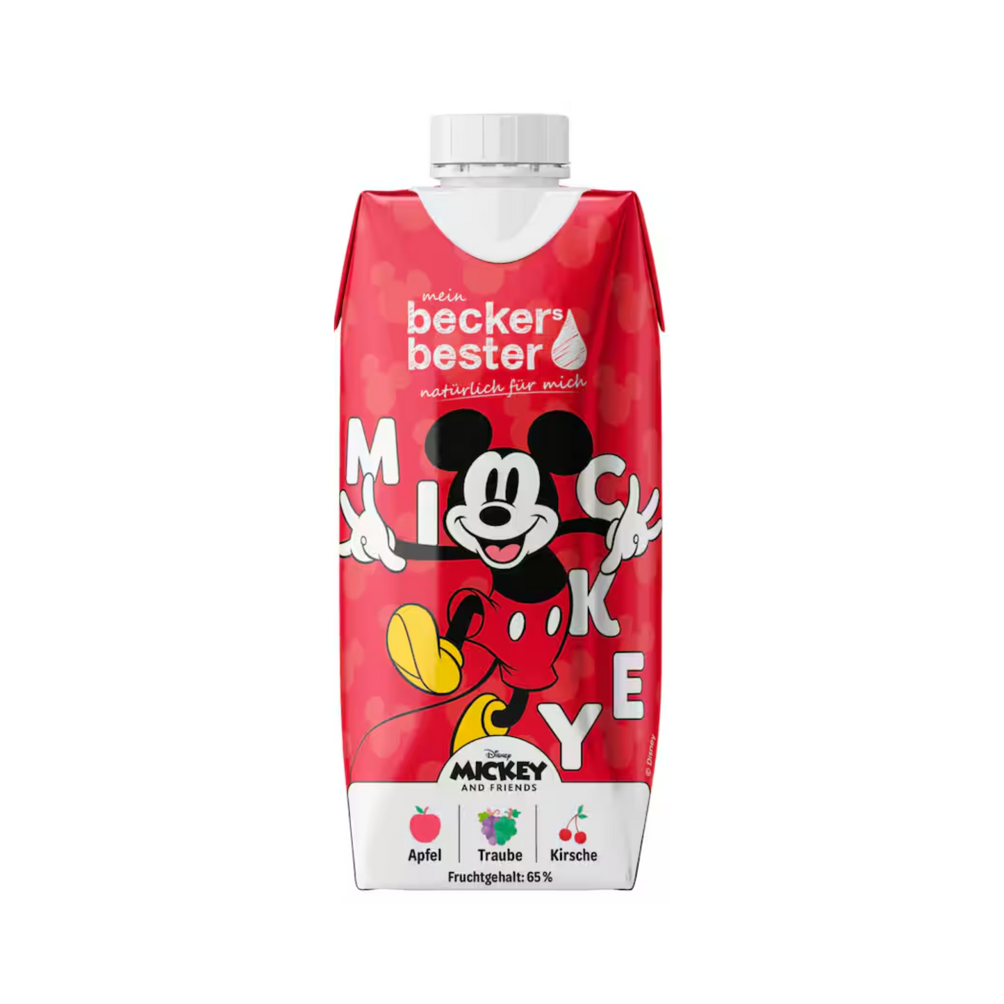 Beckers Bester Apfel-Traube-Kirsch Disney Minnie&Mickey 0,33l