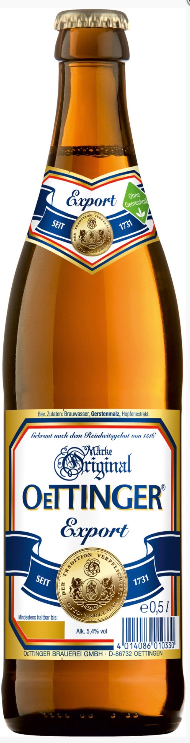Original Oettinger Pils 0,5l MW