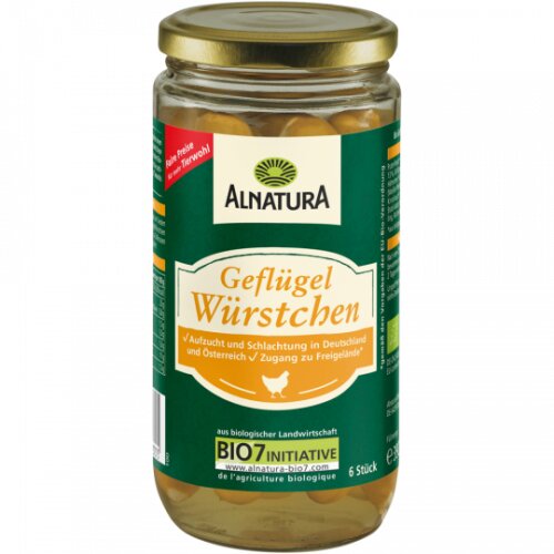 Bio Alnatura Geflügel Würstchen 390g