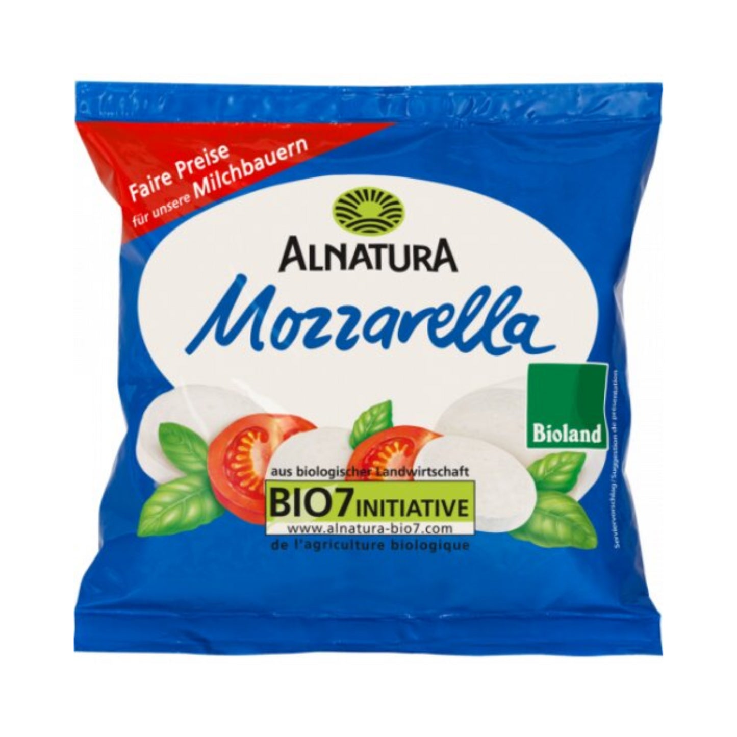 Bio Alnatura Mozzarella 45% Vollfettstufe 200g