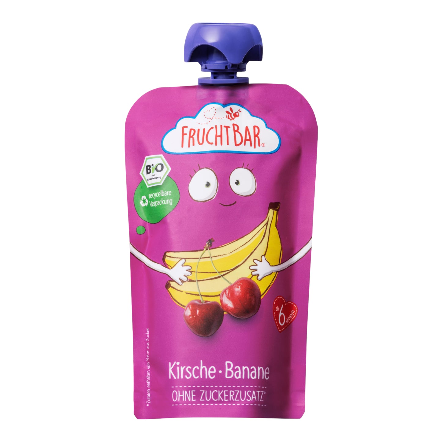Bio Fruchtbar Fruchtpüree Kirsche&Banane 120g
