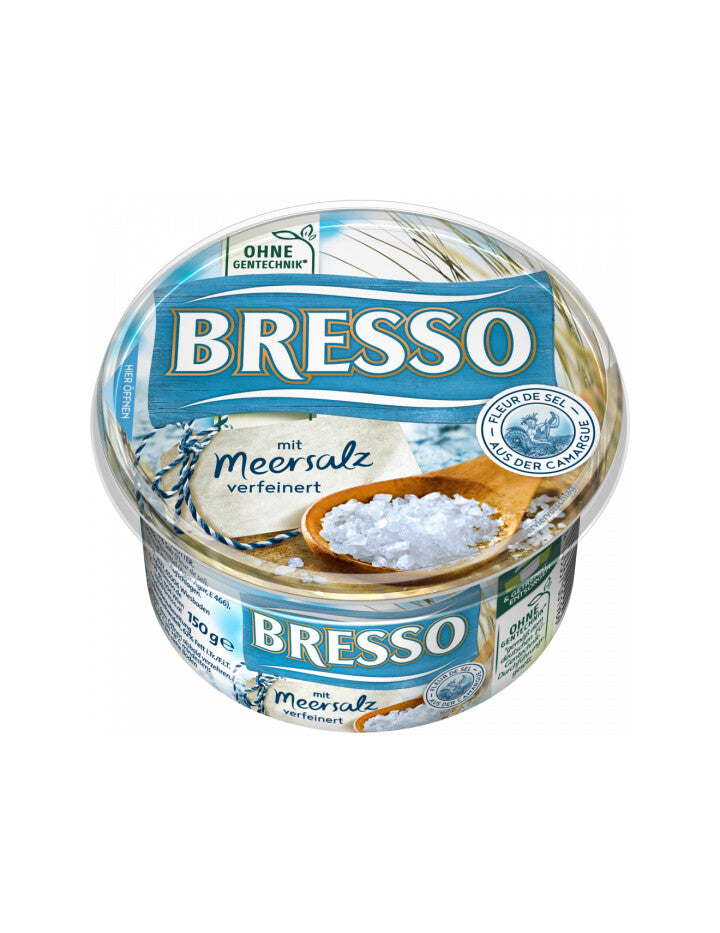 Bresso Frischkäse mit Meersalz 61% Fett i.Tr.150g