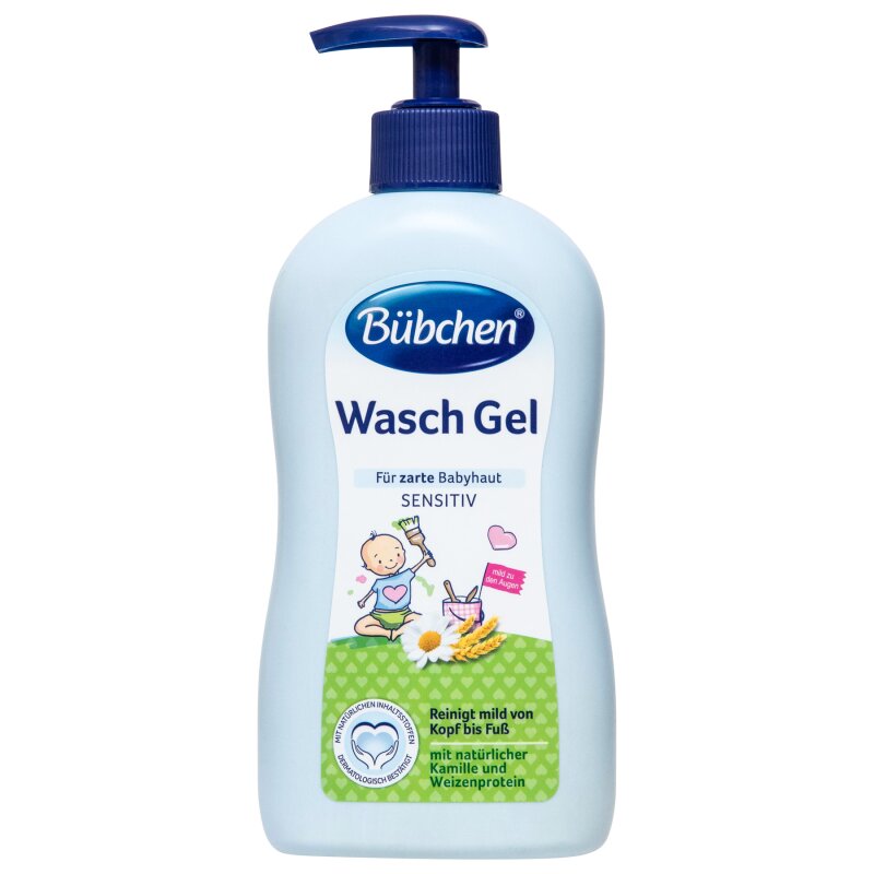 Bübchen Wasch Gel Sensitiv für zarte Babyhaut 400ml