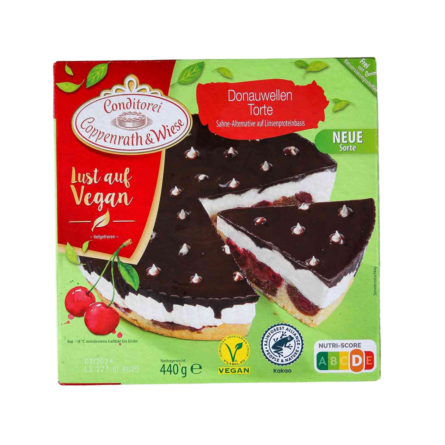 Coppenrath&Wiese Lust auf Vegan Donauwellen-Torte 440g