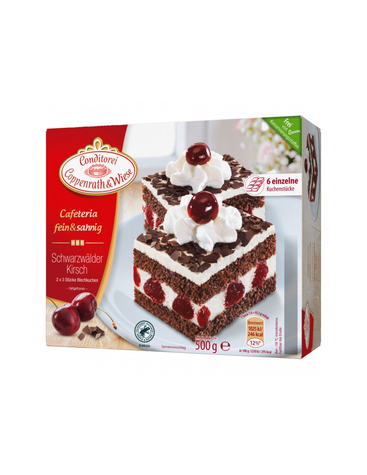 Coppenrath&Wiese Cafeteria Schwarzwälder-Kirsch-Schnitte 500g