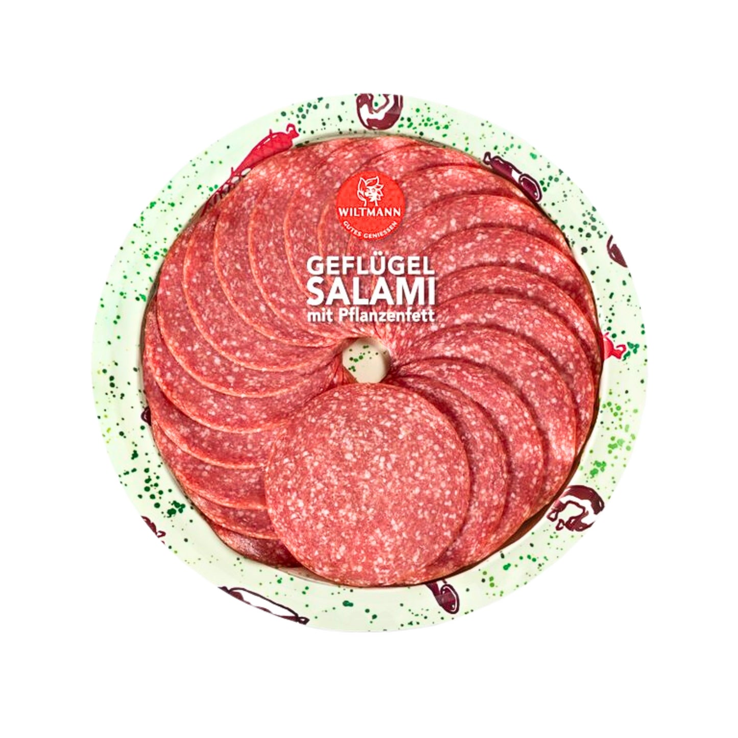 Wiltmann Geflügel Salami mit Pflanzenfett 80g