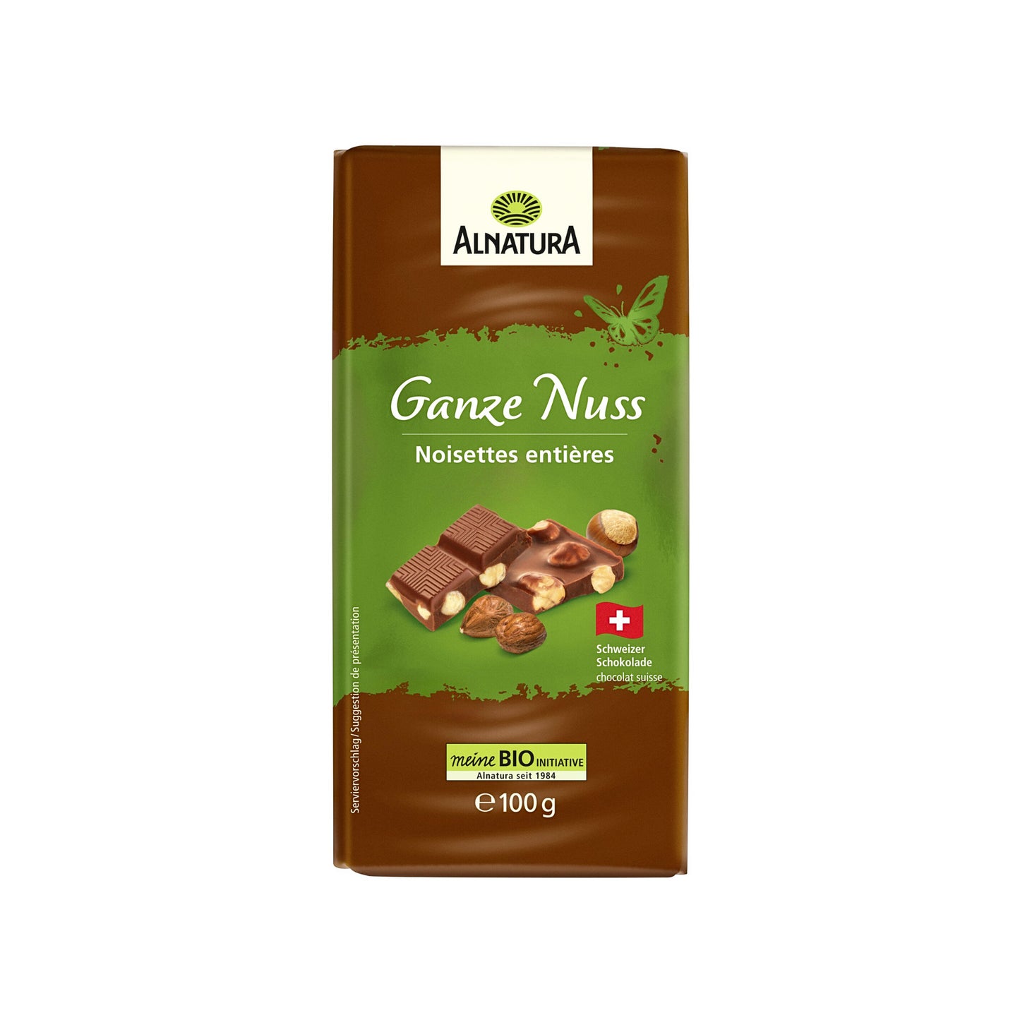 Bio Alnatura ganze Nuss Schokolade 100g