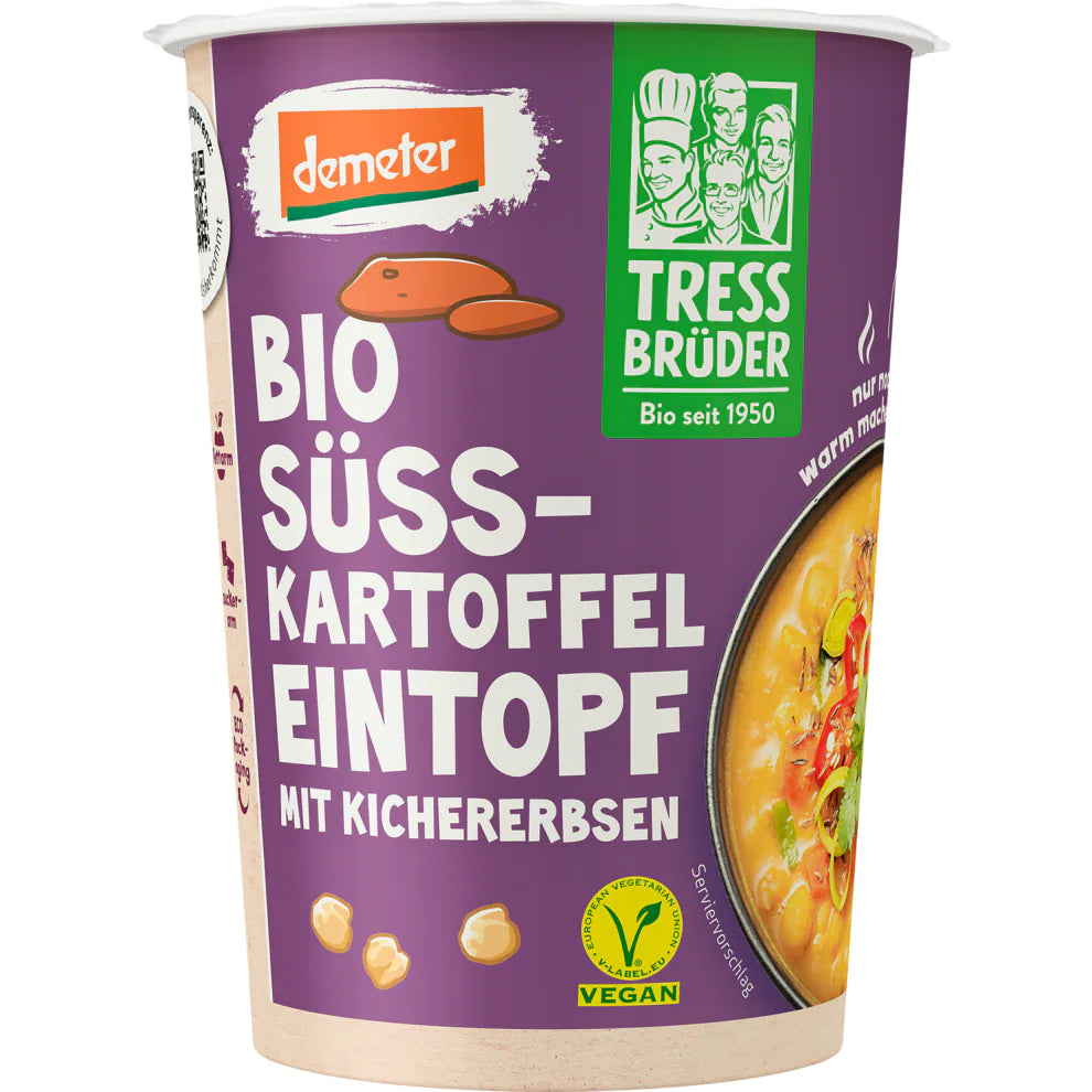 Demeter Tress Brüder Süßkartoffel Eintopf mit Kichererbsen 400g
