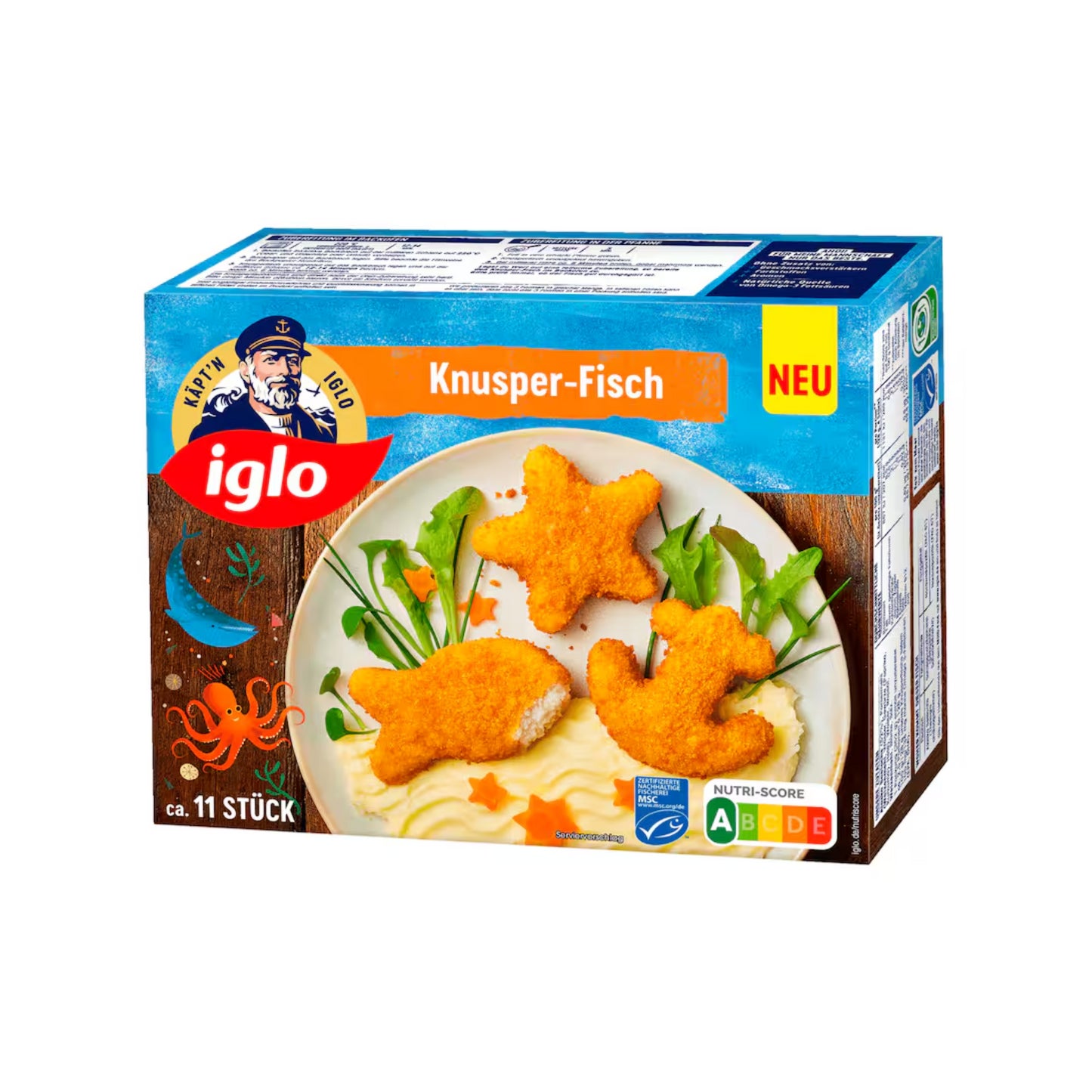 MSC Iglo Knusper-Fisch 11ST 352g