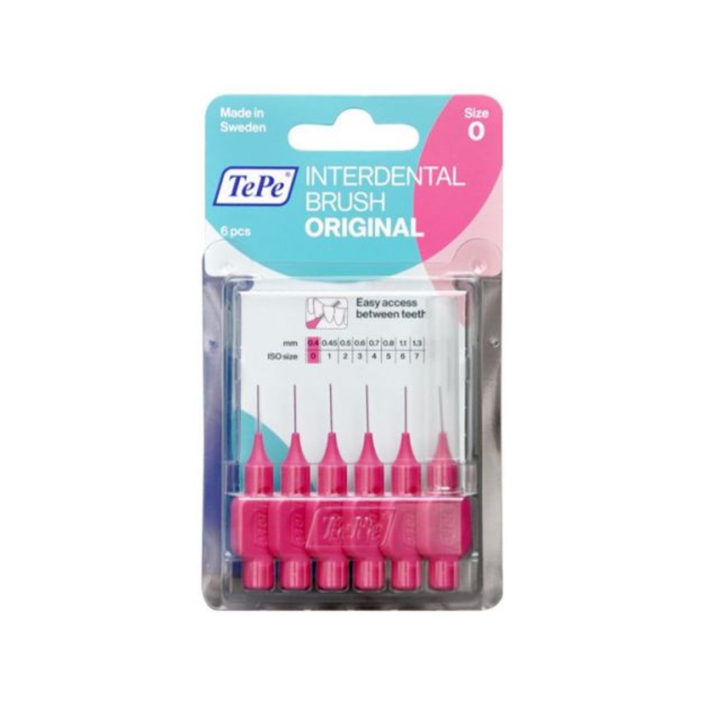 TePe Original Interdentalbrush 0,4mm pink 8ST
