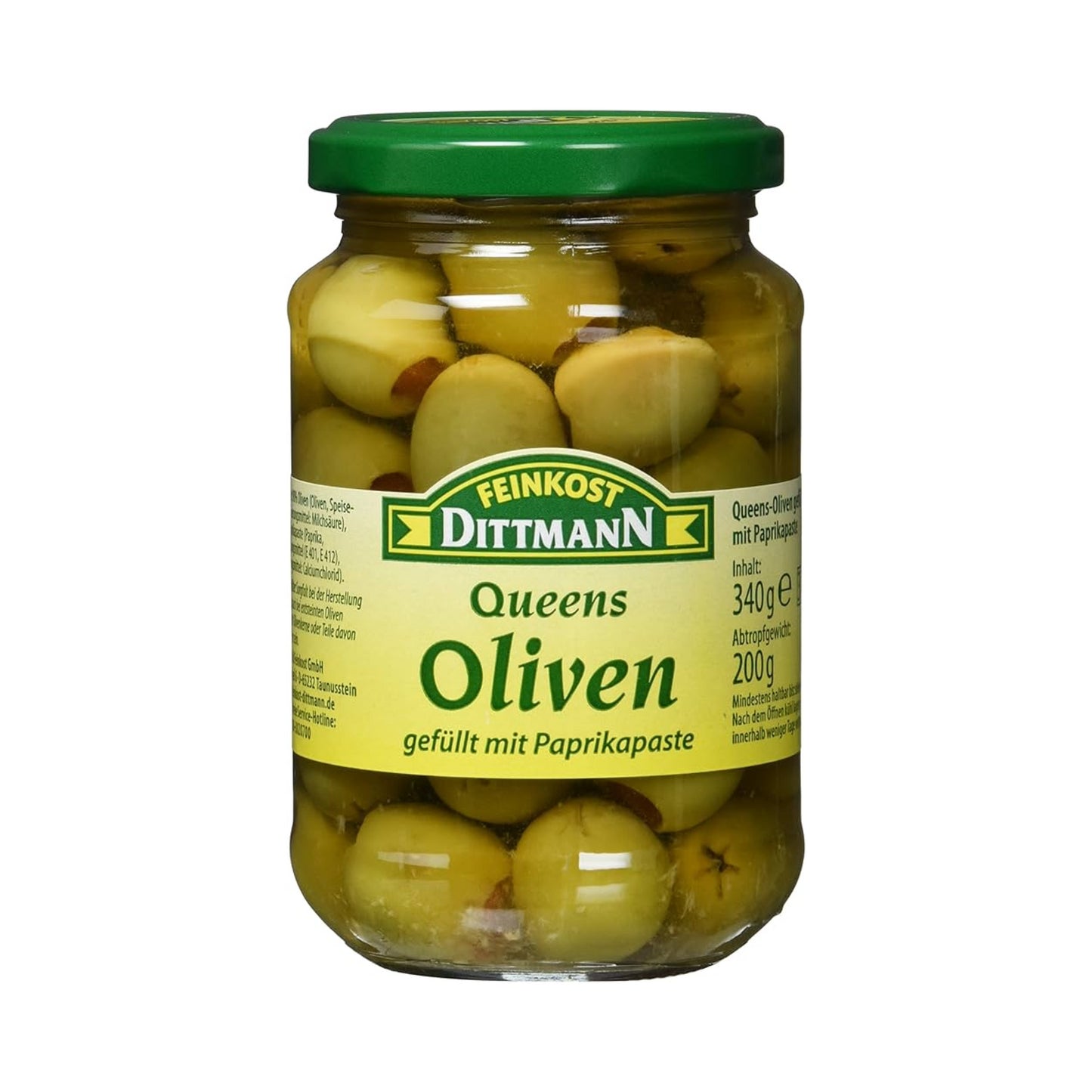 Feinkost Dittmann Queens Oliven gefüllt Paste 250g