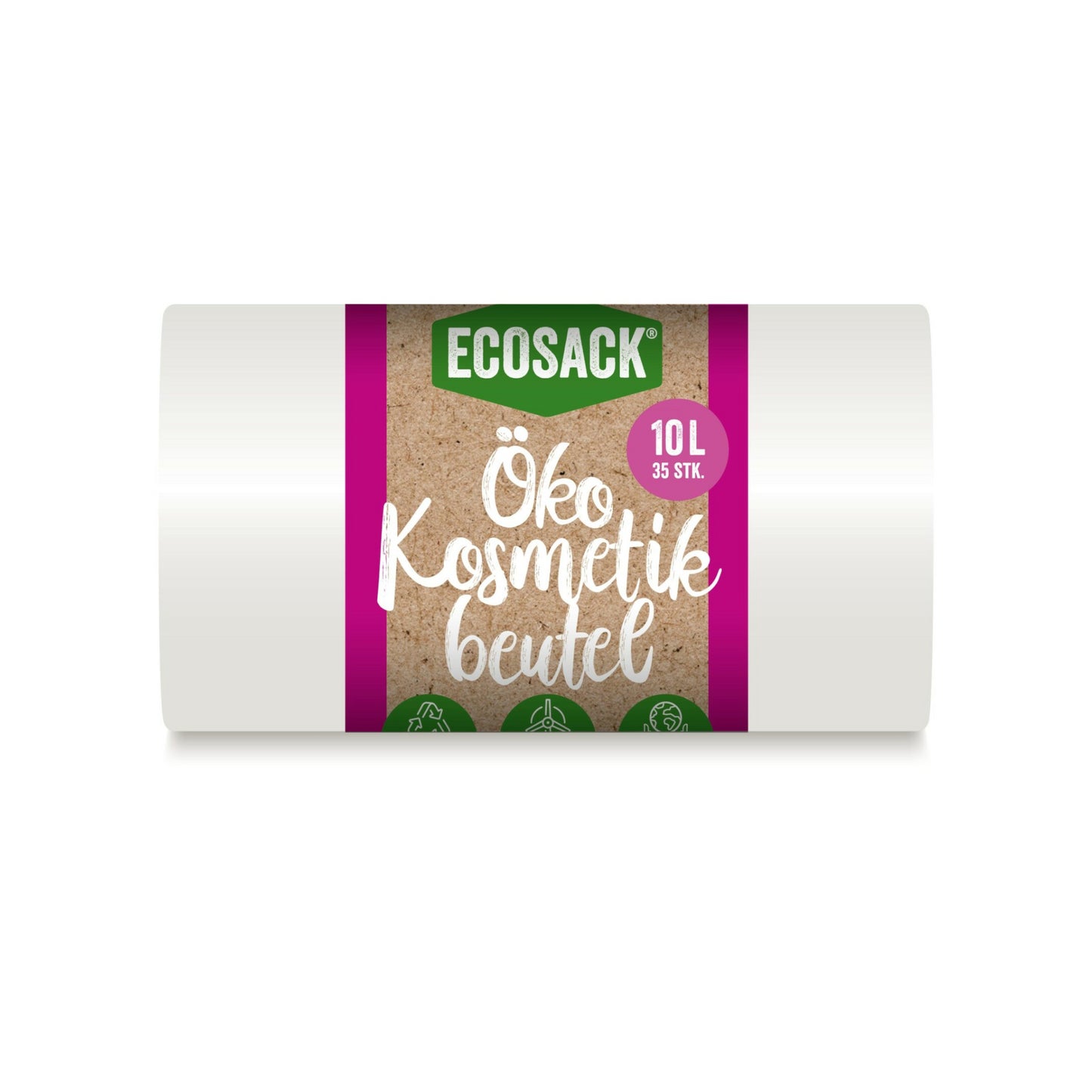 Ecosack Müllbeutel weiß 10l 35ST