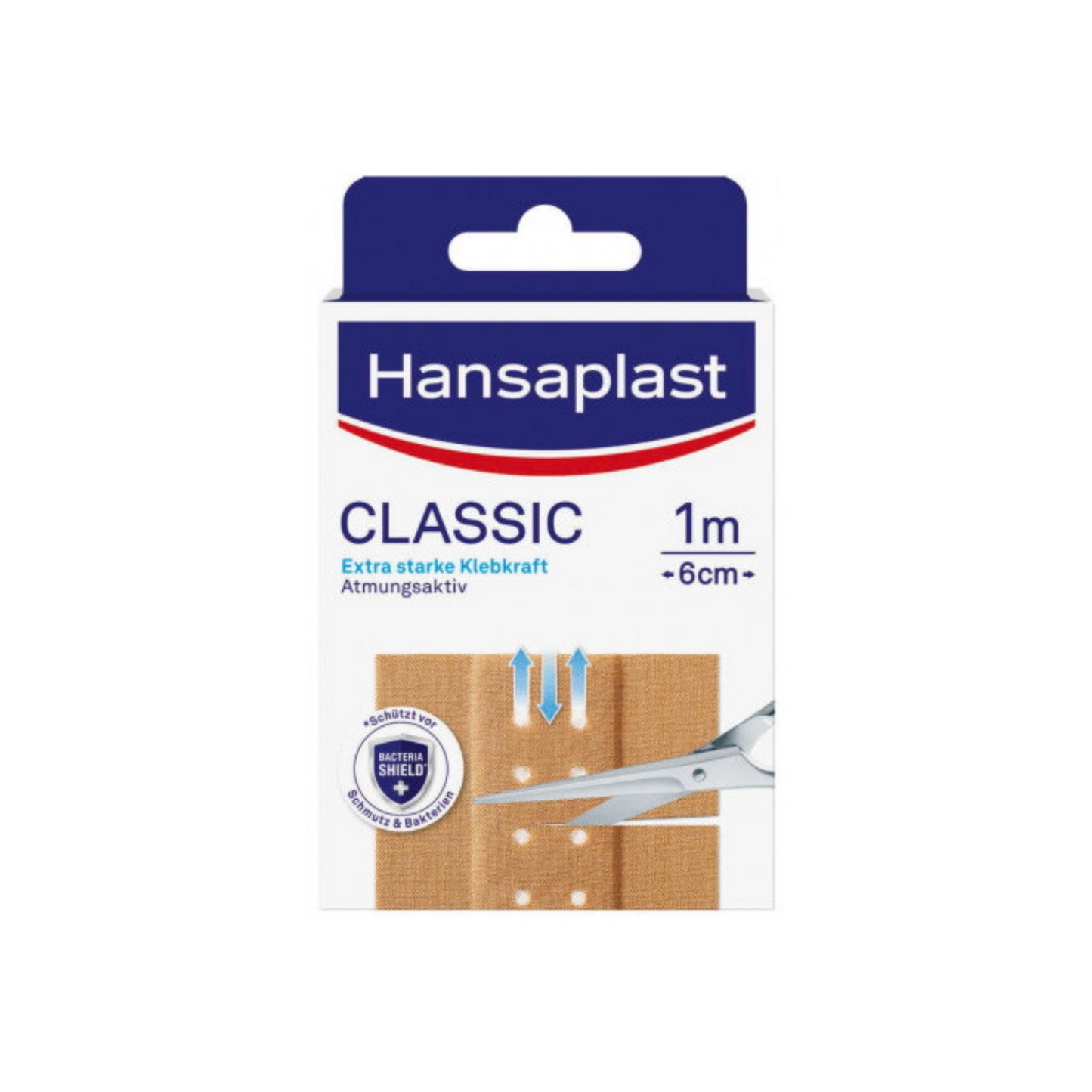 Hansaplast Classic 1mx6cm 10ST
