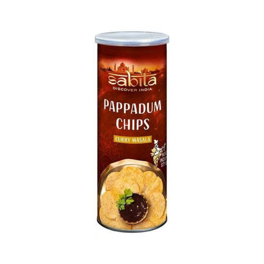Sabita Pappadum Chips Curry Masala 60g