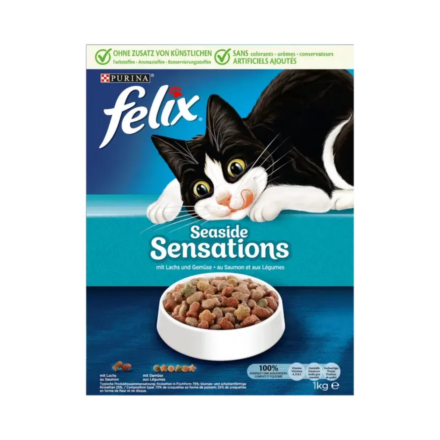 Felix Seaside Sensations mit Lachs und mit Gemüse 1kg
