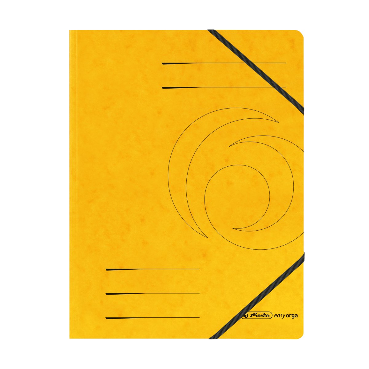 Herlitz Eckspanner Colorspan gelb A4