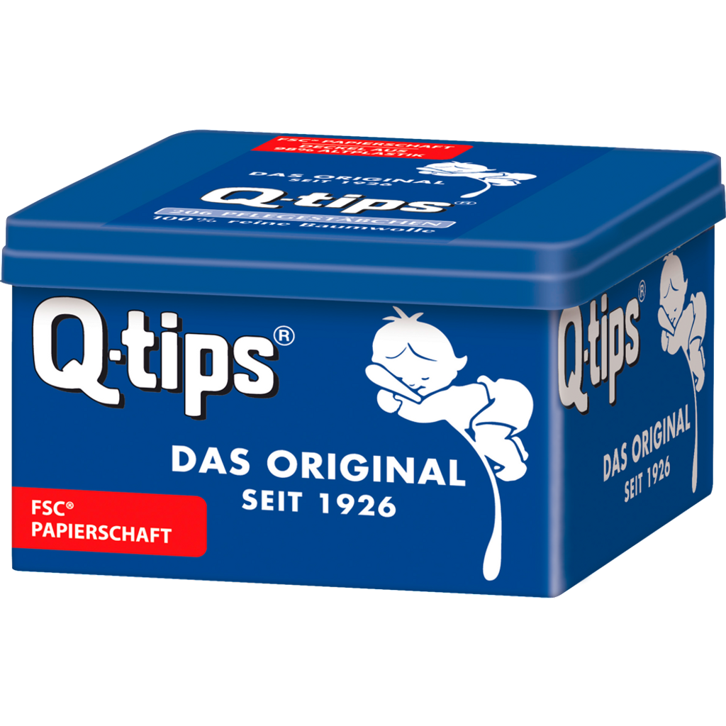 Q-Tips Stäbchen Box 206ST